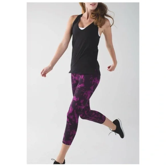 Lululemon Wunder Under II 21” Tie Dye Leggings 6 - Picture 1 of 5